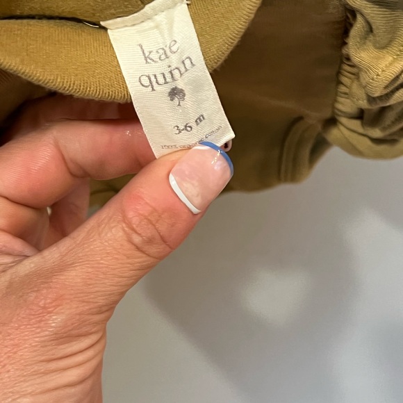 Kate Quinn 3-6 mo mustard color ruffle bloomer bottoms - Picture 2 of 3